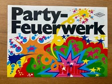 DEPYFAG Feuerwerk Katalog Prospekt "Party-Feuerwerk" 8 Seiten Rarität ca. 1975