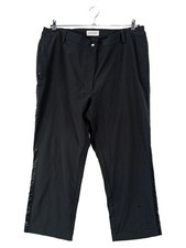 ULLA POPKEN Damen Skihose Gr. 48 Schwarz Sportlich Polyester
