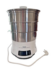 Tefal Dampfgarer VC502D Deluxe – 3 Ebenen, Touchscreen, Edelstahl, Top-Zustand
