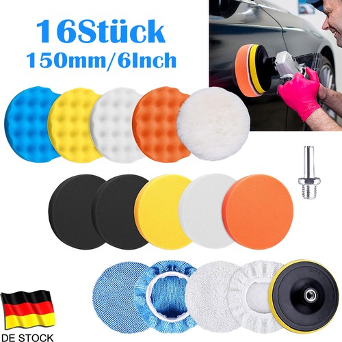 16tlg polierschwamm polierpads - 16tlg,