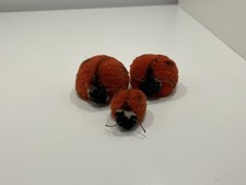 Steiff Tier 3 Marienkäfer ohne Fahne und ohne Knopf. Top Zustand  