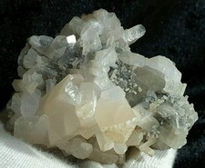 Calcit - Pyrit - Stufe / Mina