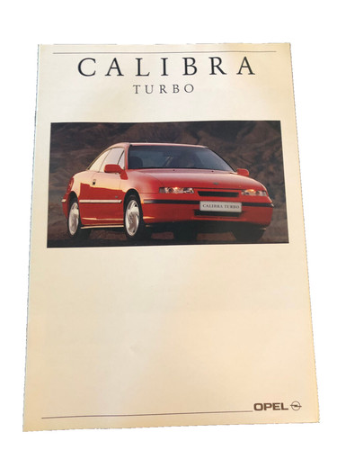 Prospekt brochure opel calibra - prospekt,