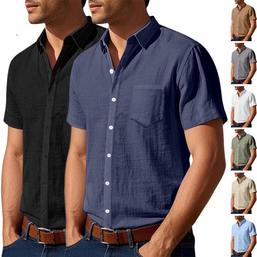 Sommer herren leinenhemd - sommer,