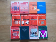 Konvolut aus 12 alten, hochwertigen Mathematikbücher / Techniker / FOS