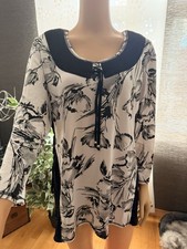 Pullover Gr.XXL Schwarz Weiß Von New York