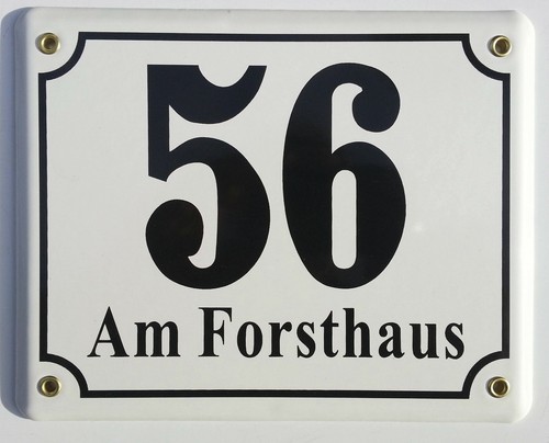 Emaille email haus schild - email,