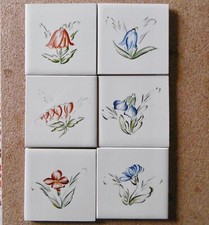 6 DDR  Untersetzer aus Fliesen