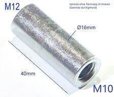 Innen M12 auf Innen M10 Gewinde Adapter Muffe metrisch