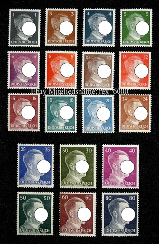 Adolf hitler 18 - 18, briefmarken