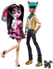 Monster High 2011 (G1) V7961 (EU) Draculaura Clawd Wolf Vollmondromanze OVP neu