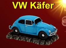 Aquarium Deko 🐟 VW KÄFER 🐟 Oldtimer Höhle Auto Dekoration Zubehör Volkswagen