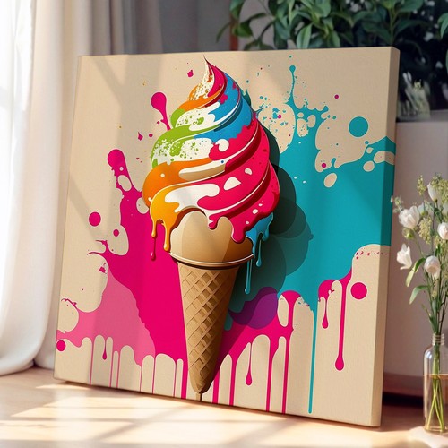 Eis pop art - pop, wandbild