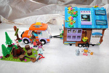LEGO FRIENDS: Mobiles Haus (41735), Komplett mit BA + 3Figuren und 3Tieren
