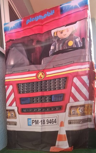 Playmobil spielzelt feuerwehr - spielzelt,