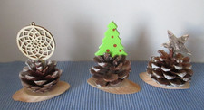 3 Tannenzapfen    Dekoration  Herbst   Tannenzapfen