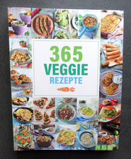 365 Veggie Rezepte - Taschenbuch kartoniert DIN A4 - Fleckenfrei