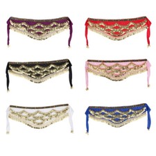 Bauchtanz Hüftschal Goldmünzen Bauchtanz Kostüm Samtrock Wickelgürtel