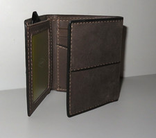 FOSSIL Geldbeutel  SML1068060 ETHAN Trifold Gunmetal NEU