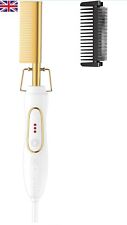 Elektrische Glätteisenbürste Haar-/Bartkamm, Lockenstab Heißhaar Flachwerkzeuge
