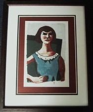 Heinz Friedrich Kirchner 1926-2000, Nach Max Beckmann Quappi, Gouache, um 1960