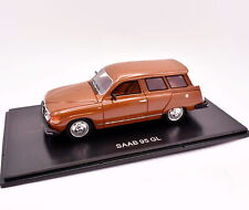 Modellauto Saab 95 GL Neo Modellbau Automodell Oldtimer Sammlung 1:43
