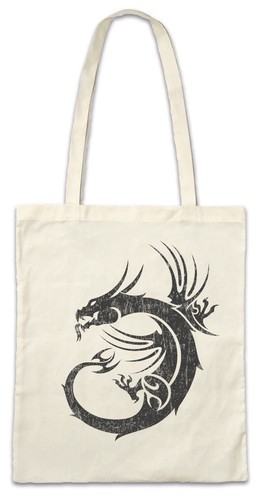 Tribal dragon stofftasche - dragon, ii