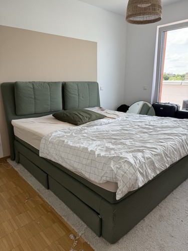 Box spring bett 180x200 - spring, mit