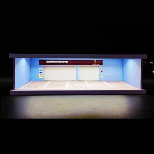 Diorama garage modell - diorama,