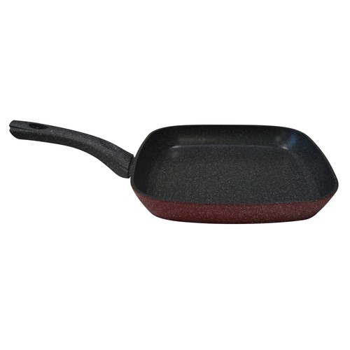 Aluminium grillpfanne 28cm - aluminium,