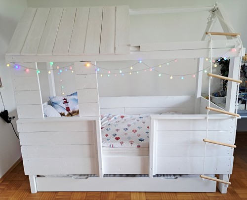 Kinderbett hausbett 90x200 - kinderbett/,