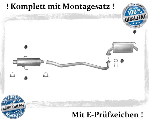 Auspuffanlage für mazda - für,
