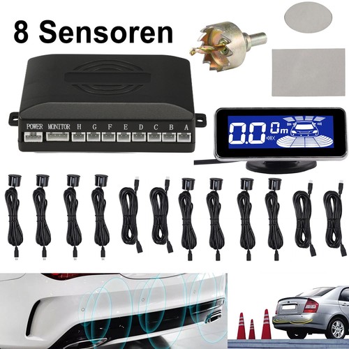 Lcd einparkhilfe sensoren - einparkhilfe, 8