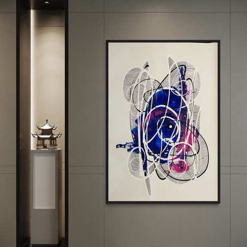Original acryl bilder - original,
