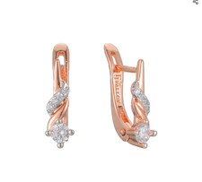 Elegante Ohrringe 585 Rosegold