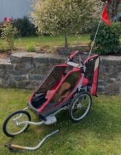 THULE Kinderfahrradanhänger Chariot Cougar 1 Kind, mit Babyschale