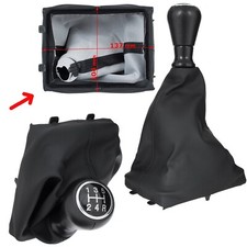 SCHALTKNAUF MIT SCHALTMANSCHETTE 5+R FÜR PEUGEOT 206 CC SW VAN 406 BREAK COUPE