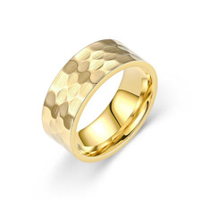 EDELSTAHL Ring Gold Silber
