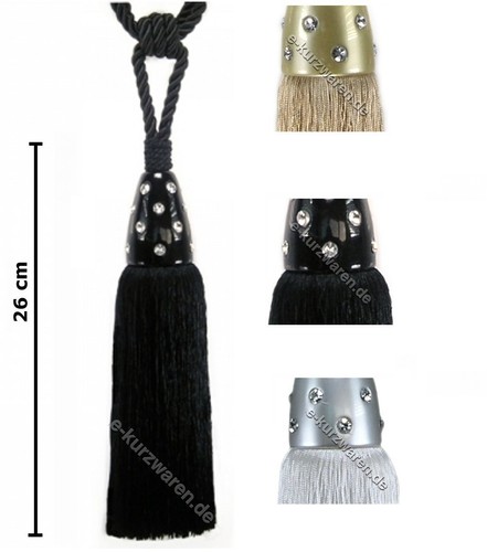 Quaste raffhalter 26cm mit - 26cm,