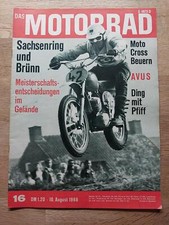 Motorrad 16/1968 Flink Zweitakter - Tatran 125 - Vespa Ciao