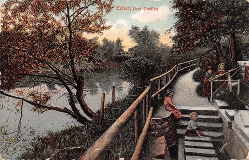 405372 drei quellen erfurt - ak,