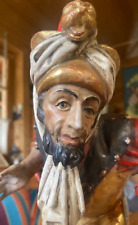 sehr schöner Moriskentänzer a Holz geschnitzt u. mit Blattgold verkleidet