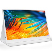 15,6 Zoll Weiß Tragbarer Monitore 1920 * 1080 FHD Bildschirm Display mit VESA 