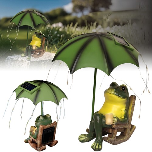 Solar frosch figuren garten - figuren,