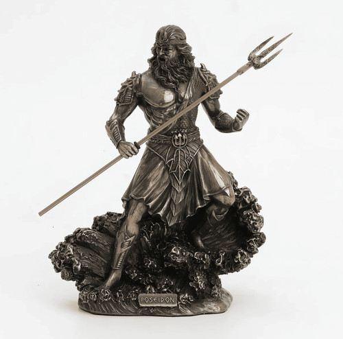 Poseidon neptun mit dreizack - mit,