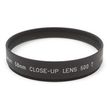 Canon Nahlinse Vorsatzlinse close-up lens 500T 500 T 500-T 58mm 58 mm im Etui