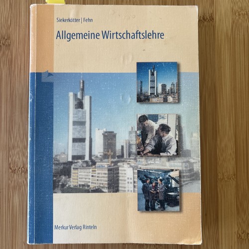 Allgemeine wirtschaftslehre - allgemeine,