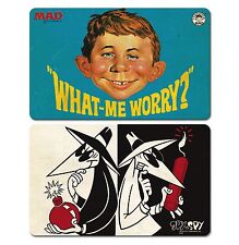 LOGOSHIRT MAD Alfred E. Neumann & Spy vs Spy I Motiv Frühstücksbrettchen 2er Set