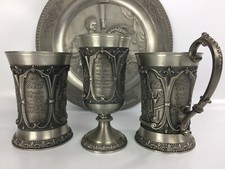 Zinn Sammlung Kelch Becher