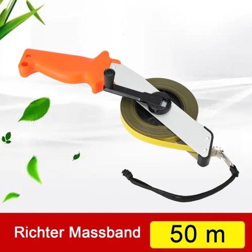 50m bandmaß metallkurbel - 50m,